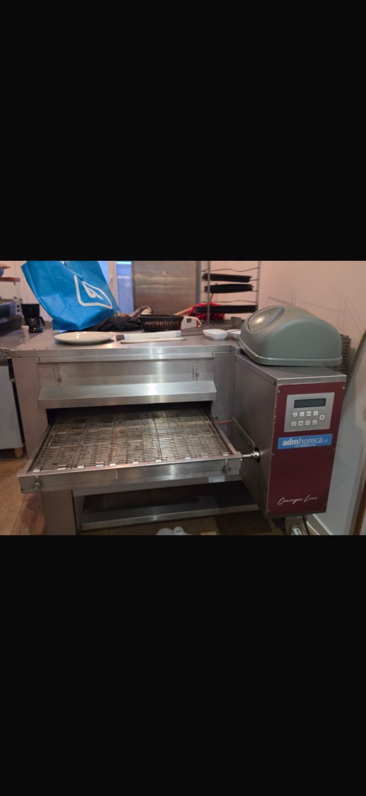 Pizzaoven, Ophalen