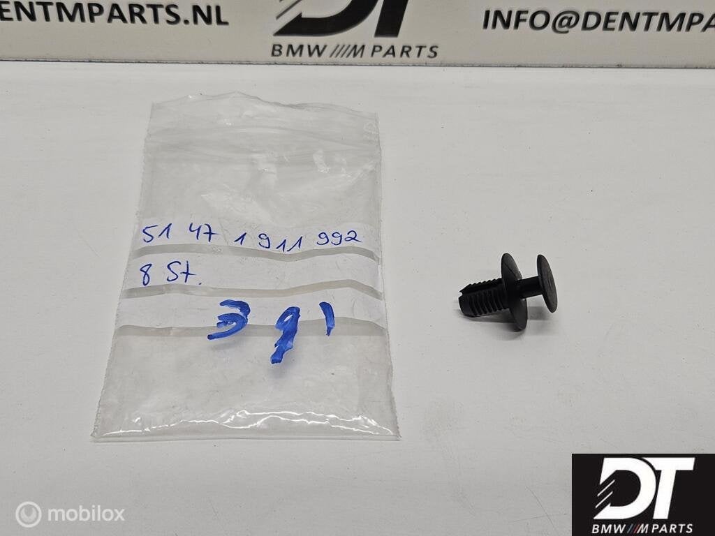 Expanding rivet D = 8MM BMW 51471911992, Neuf, Enlèvement ou Envoi