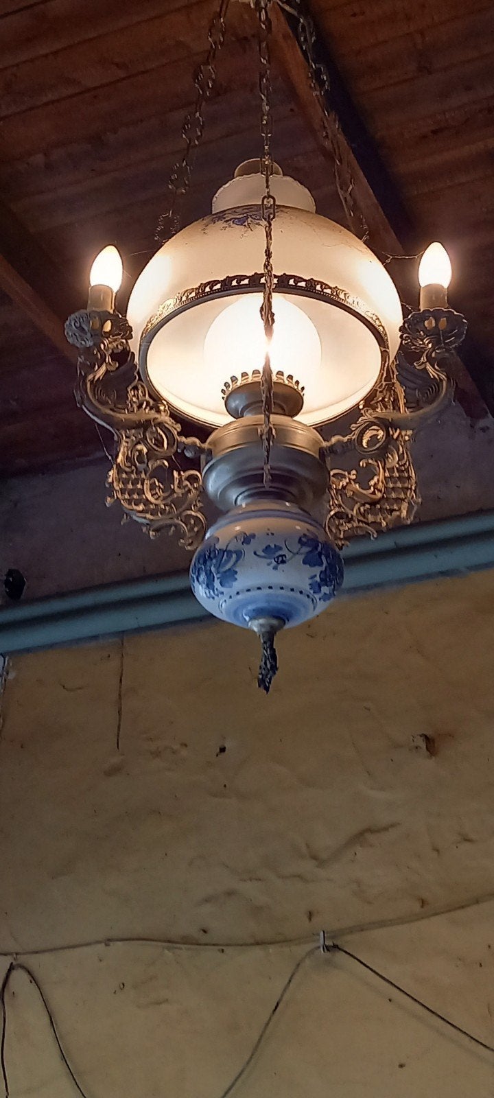 lustre ancien, Zo goed als nieuw, Metaal, Ancien