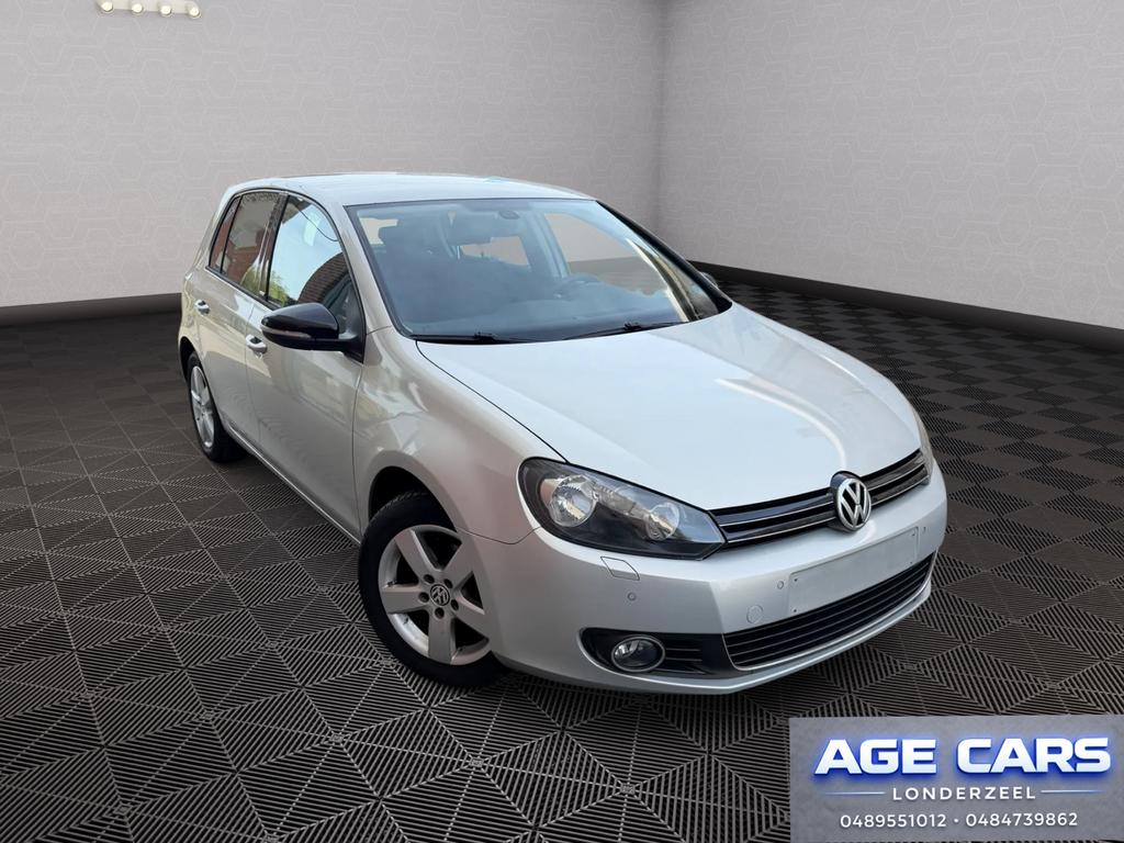 Volkswagen golf 6, MATCH 1.2 TSI 105pk, Auto's, Euro 5, Zwart, Electronic Stability Program (ESP), Beige