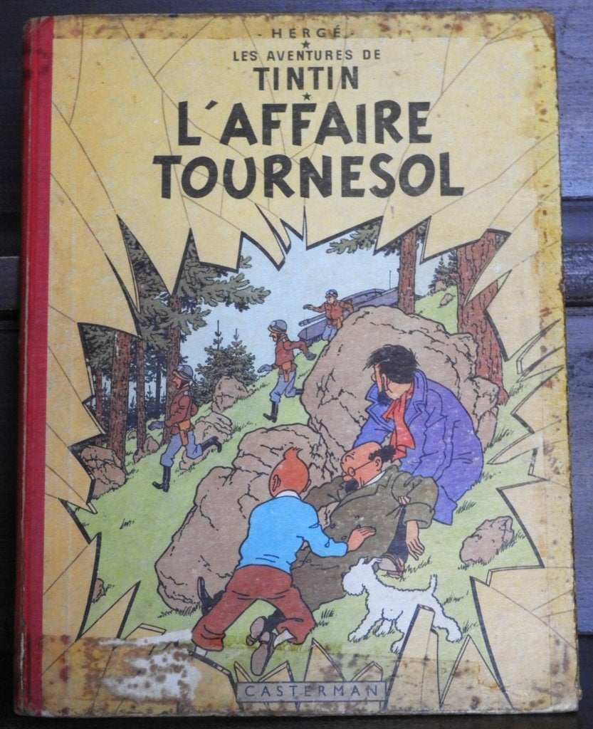 tintin L'affaire Tournesol, Eén stripboek, Ophalen of Verzenden, Gelezen, Hergé.