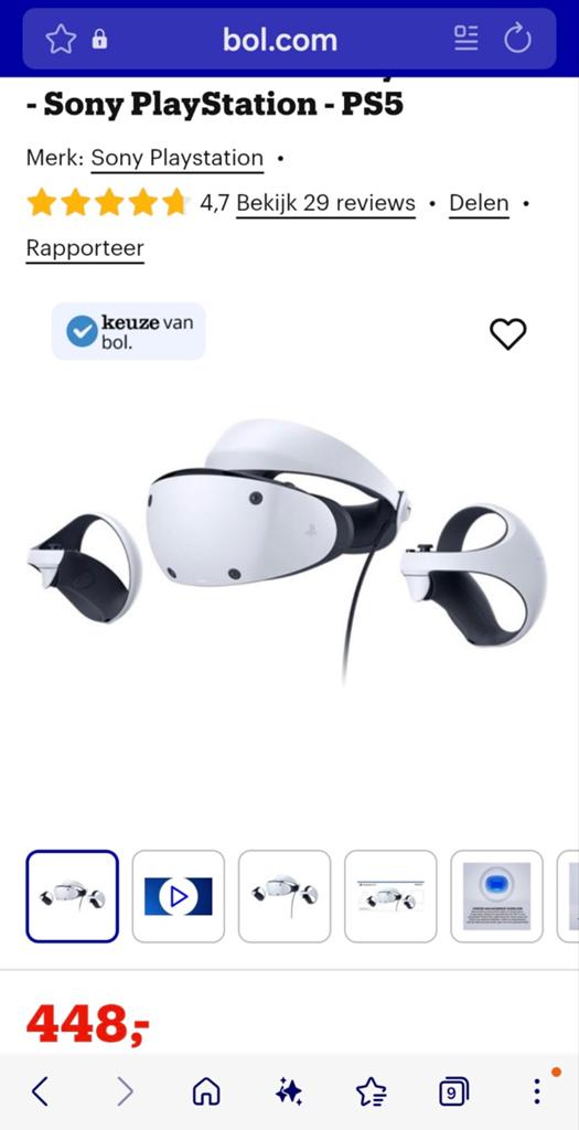 Sony PlayStation  5 VR2 bril, Consoles de jeu & Jeux vidéo, Enlèvement