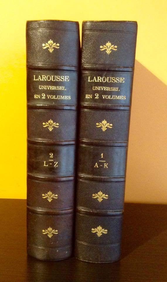 LAROUSSE UNIVERSAL 2 DELEN, GEPUBLICEERD 1922-1923 - CLAUDE, Ophalen of Verzenden, Gelezen, CLAUDE AUGE