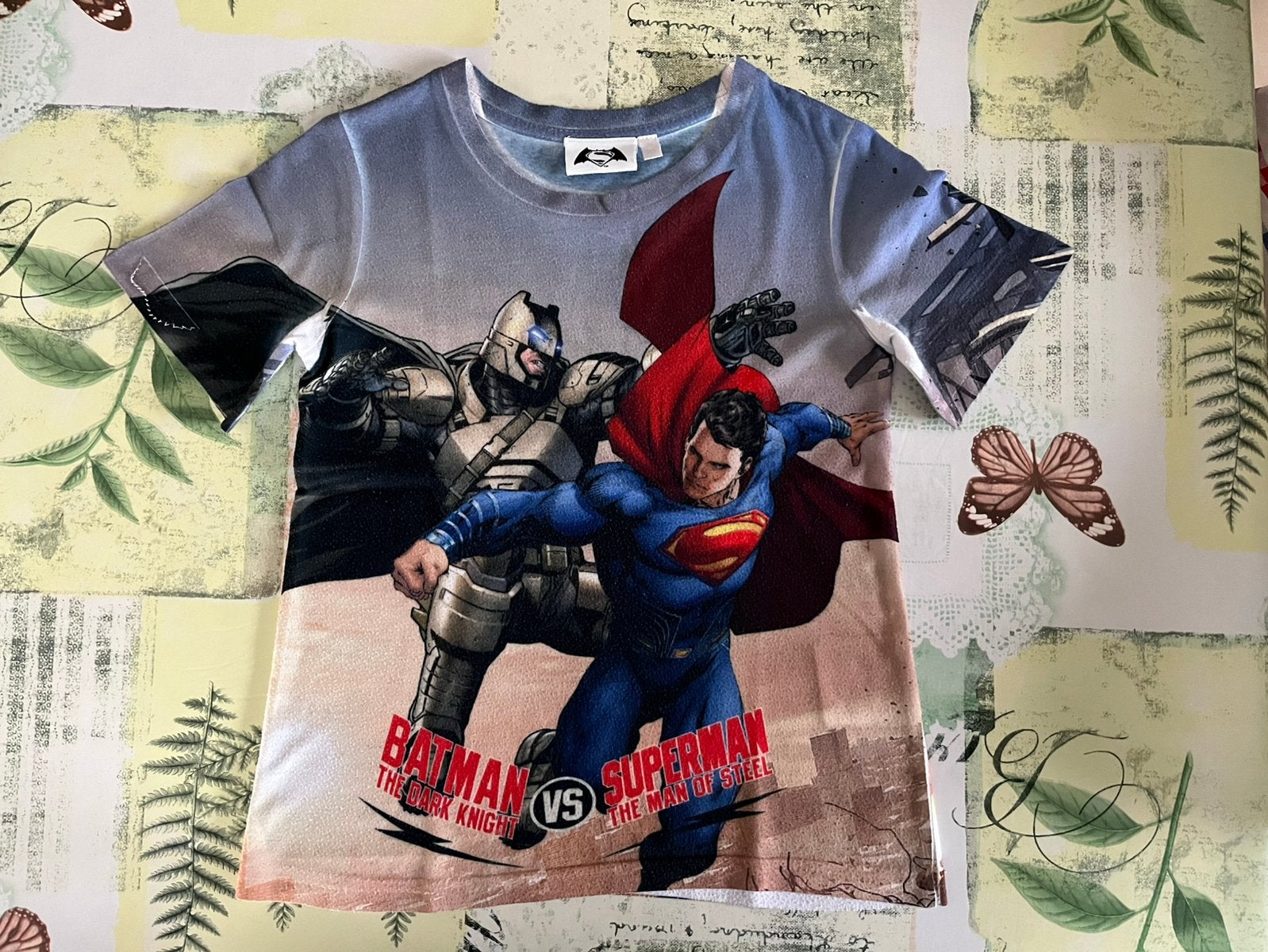 T-shirt Batman en Superman maat 116, Enfants & Bébés, Enlèvement ou Envoi