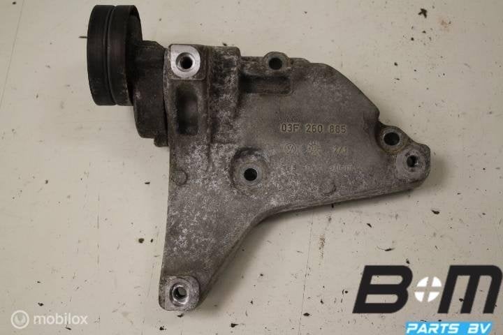 Steun aircopomp met riemspanner VW Golf 6 Plus 03F260885, Utilisé