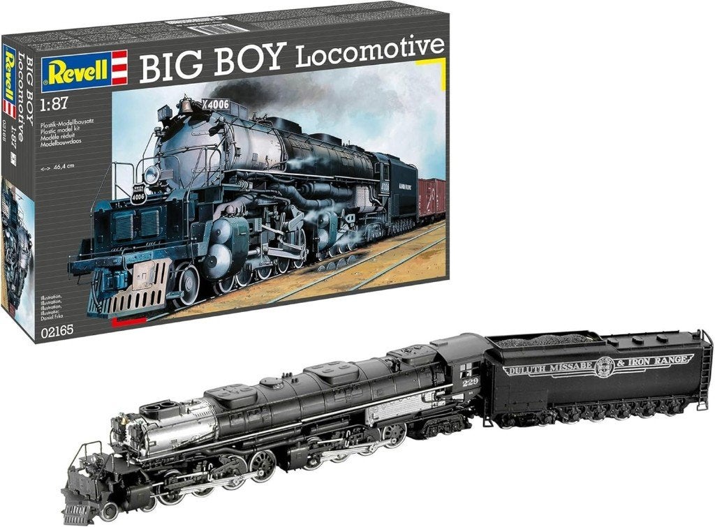 Kit de montage - Revell BIG BOY LOCOMOTIVE, Hobby & Loisirs créatifs, Modélisme | Voitures & Véhicules, Neuf, 1:50 ou moins, Enlèvement ou Envoi