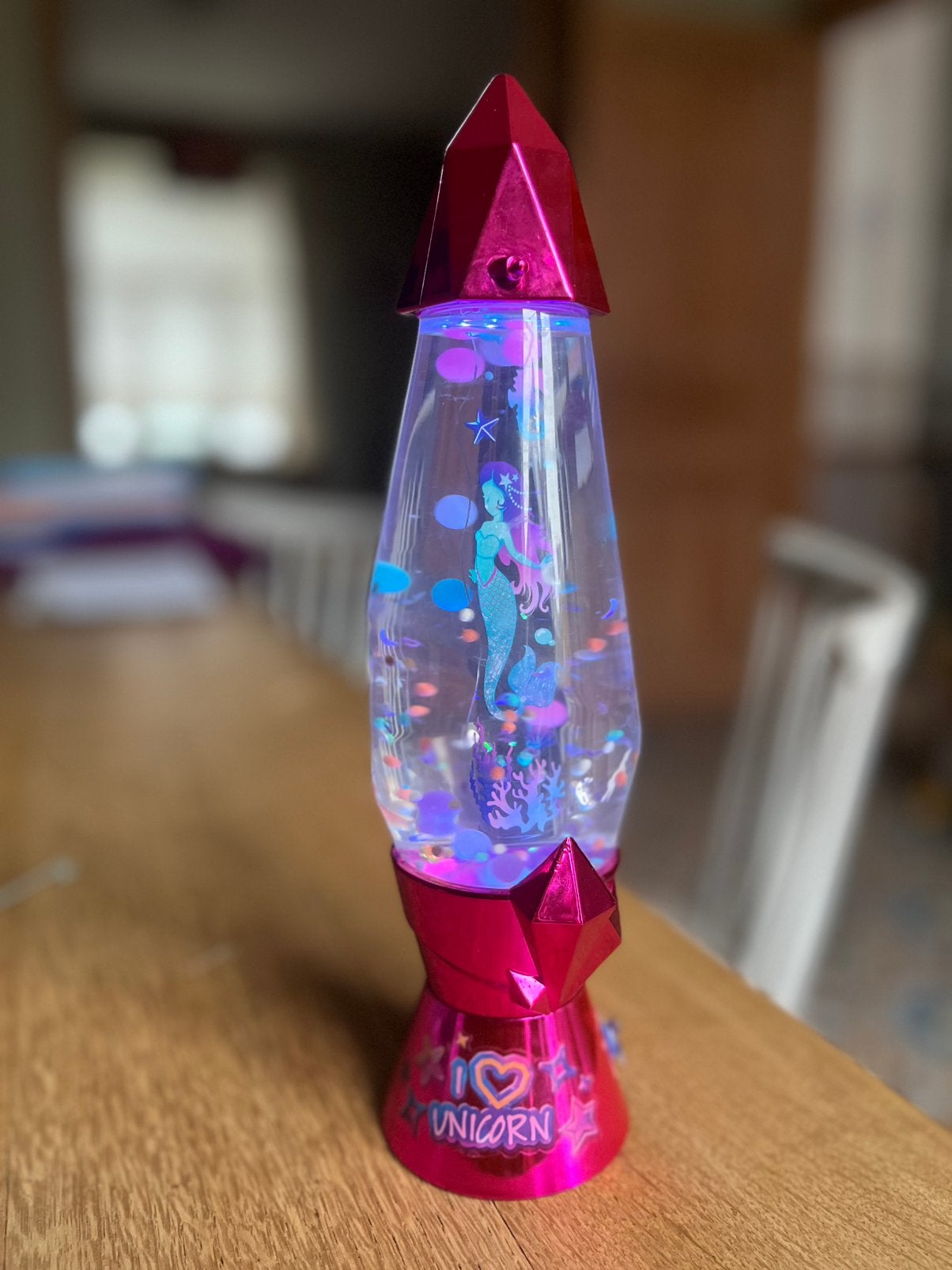 Lava lampe fantaisie, Ophalen, Gebruikt
