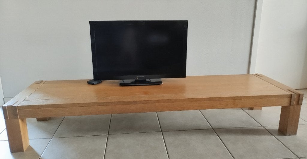 TV-MEUBEL, Ophalen, Gebruikt, Eikenhout, 200 cm of meer