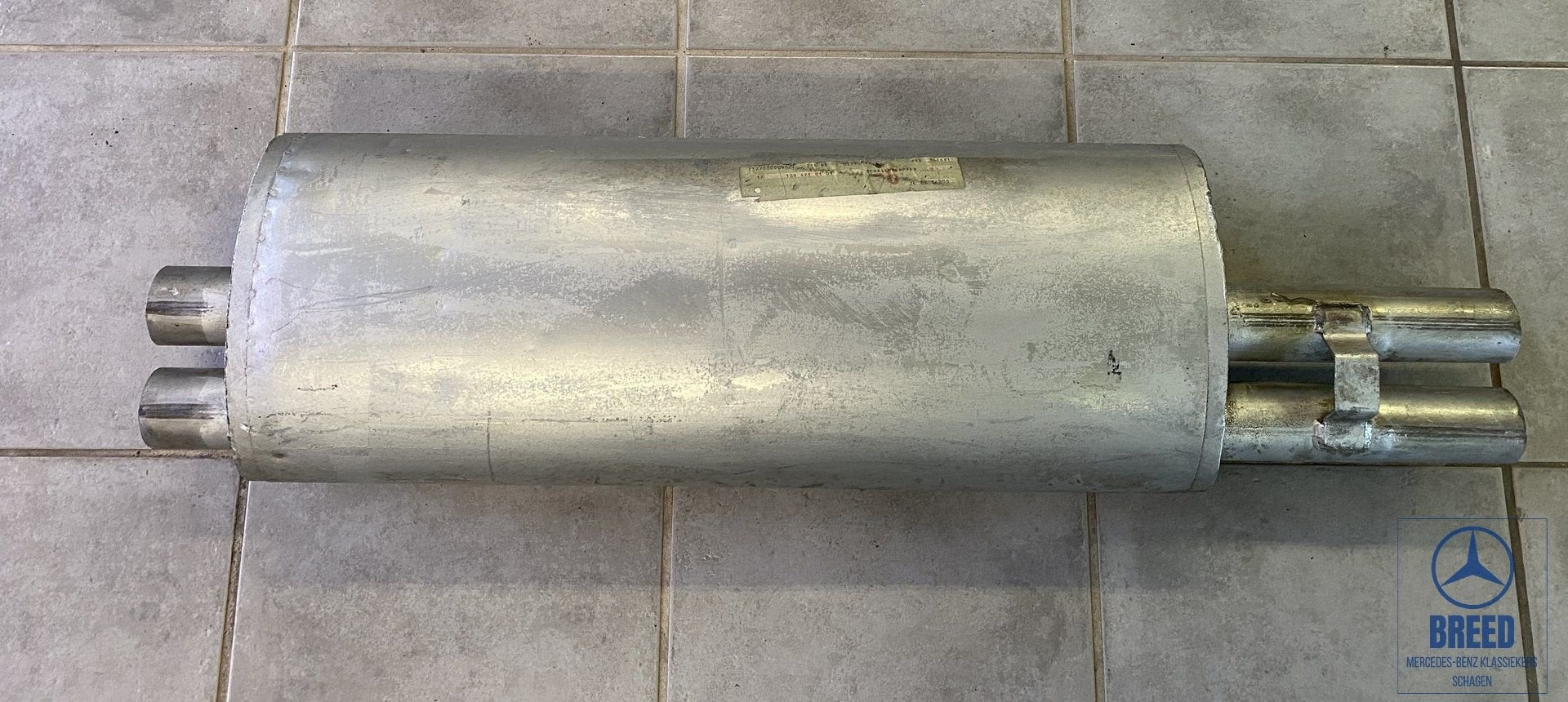 NOS einddemper voor Mercedes-Benz W109 300SEL 6.3, -, Nieuw, Ophalen of Verzenden, -