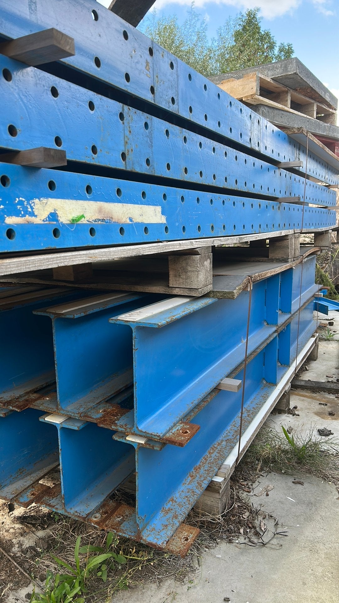 Draagarmstelling dubbelzijdig, Doe-het-zelf en Bouw, Ophalen, Gebruikt