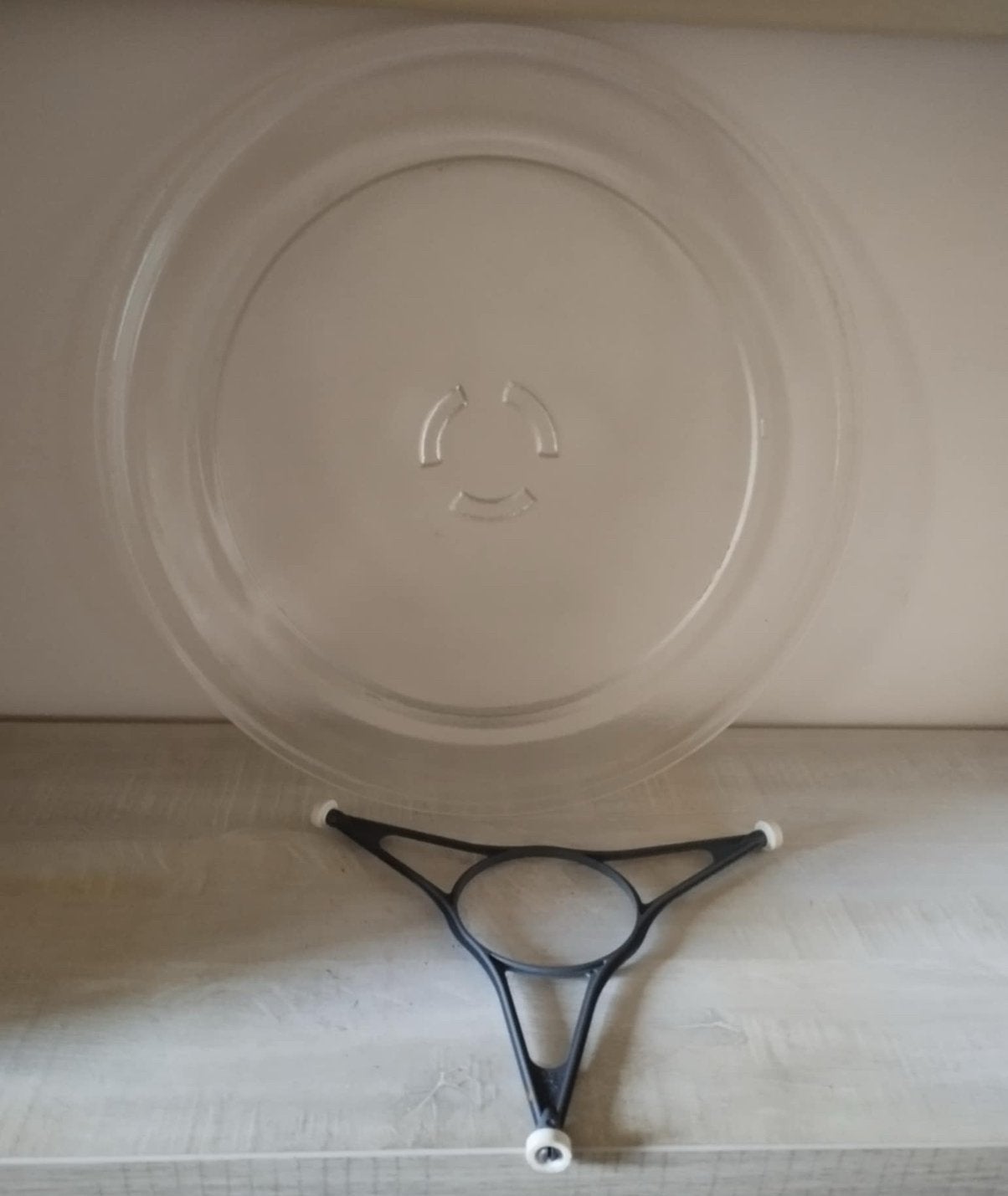 Plateau tournant en verre pour micro-ondes 36 cm Whirlpool, Neuf, Moins de 45 cm, Enlèvement, Four