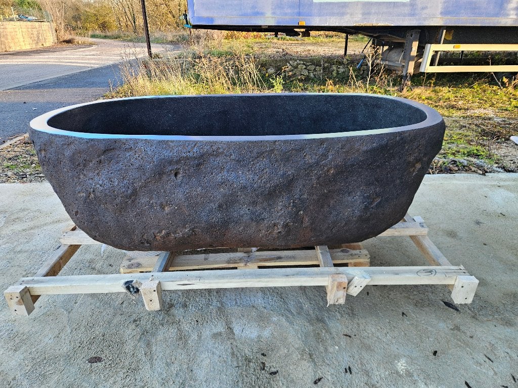 Baignoire ilot en pierre naturelle, Maison & Meubles, Enlèvement ou Envoi, Neuf, Avec baignoire