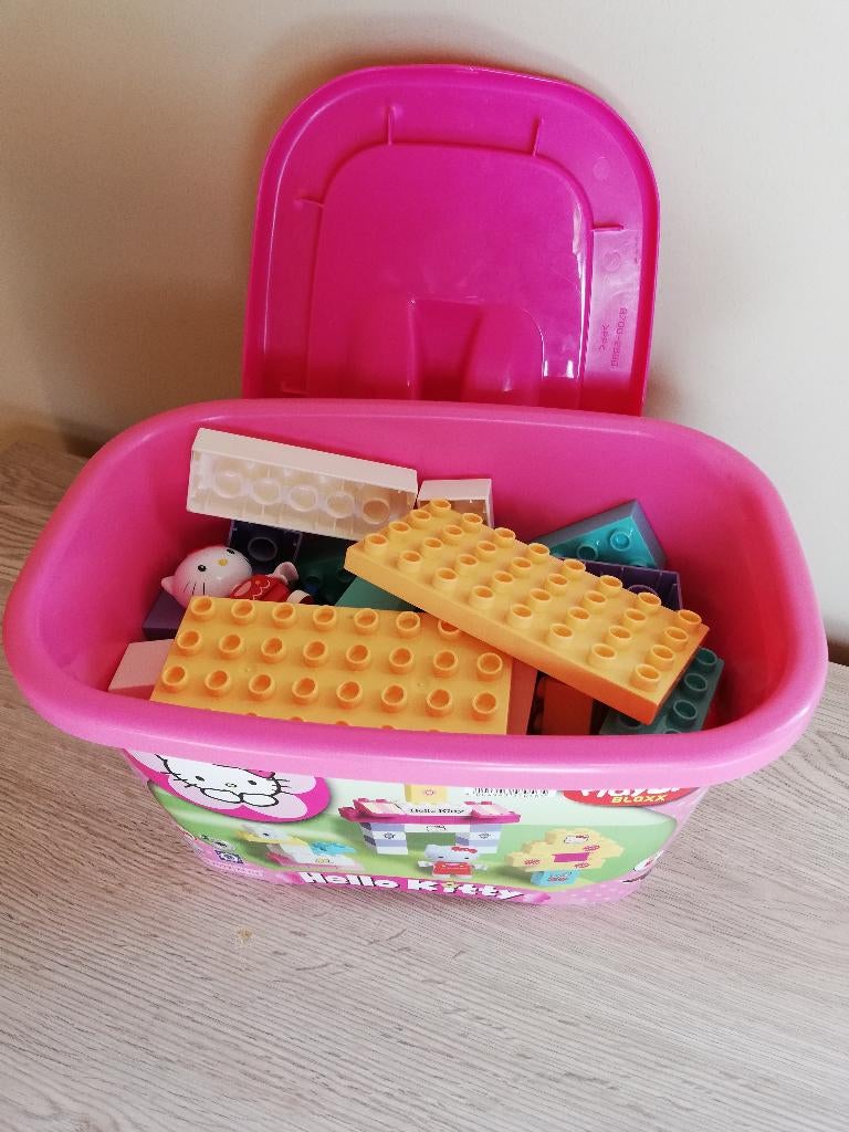 Duplo Hello Kitty, Kinderen en Baby's, Ophalen, Zo goed als nieuw, Duplo