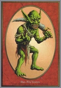 Goblin Token - RED 1/1 - UNGLUED, Enlèvement ou Envoi