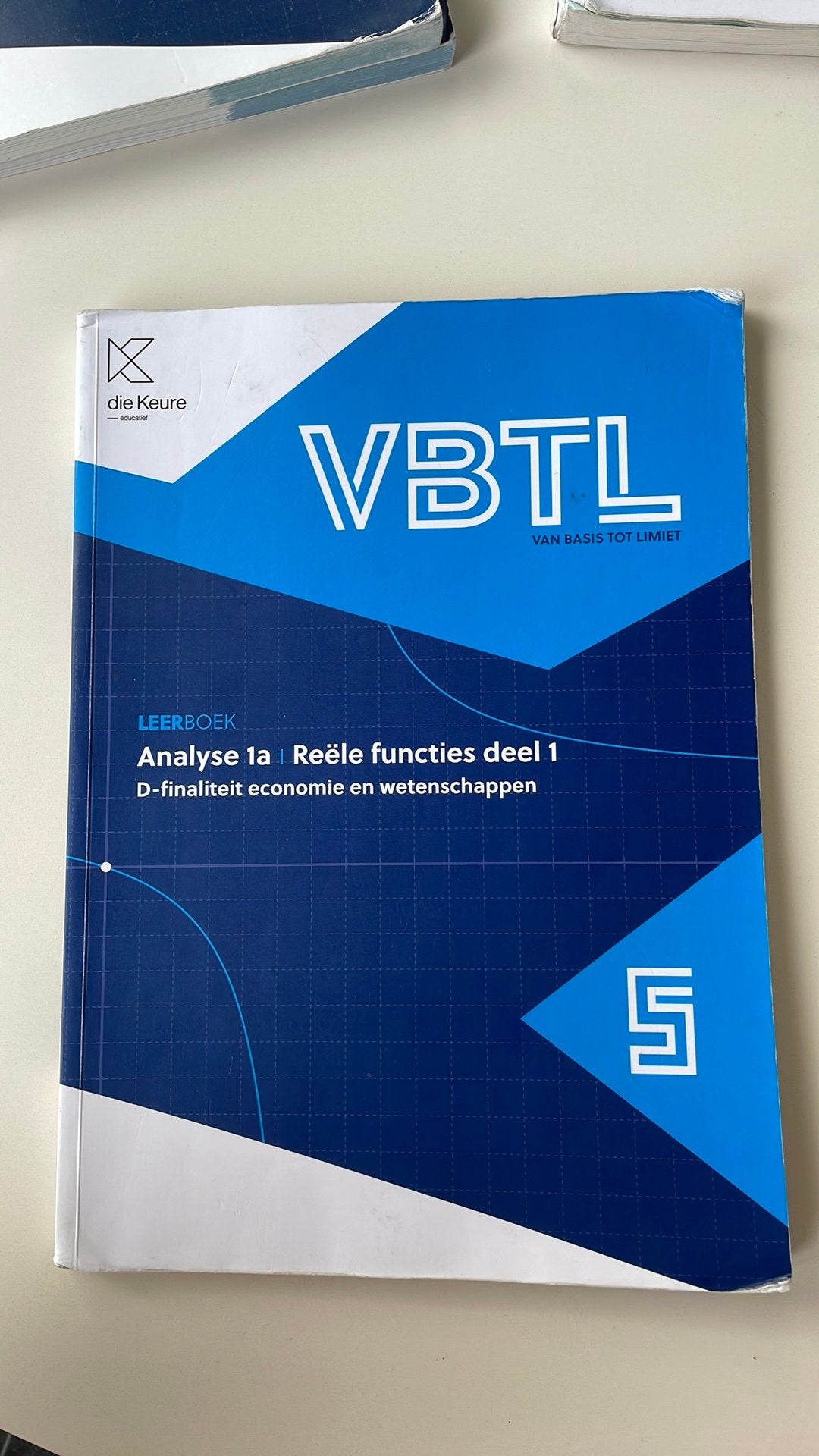 VBTL - Analyse 1a en 1b -  reele functies deel 1 en deel 2, Enlèvement ou Envoi, Die keure, Utilisé, Enseignement secondaire inférieur