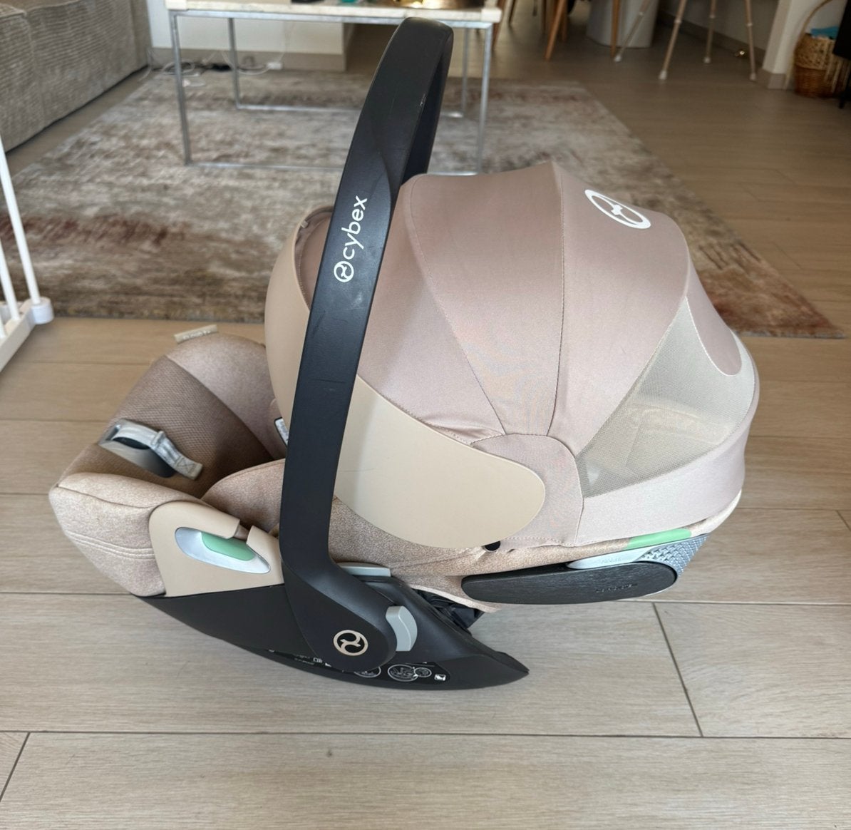 Cybex cloud t i-size met isofix t base, Ophalen, Zo goed als nieuw, Isofix