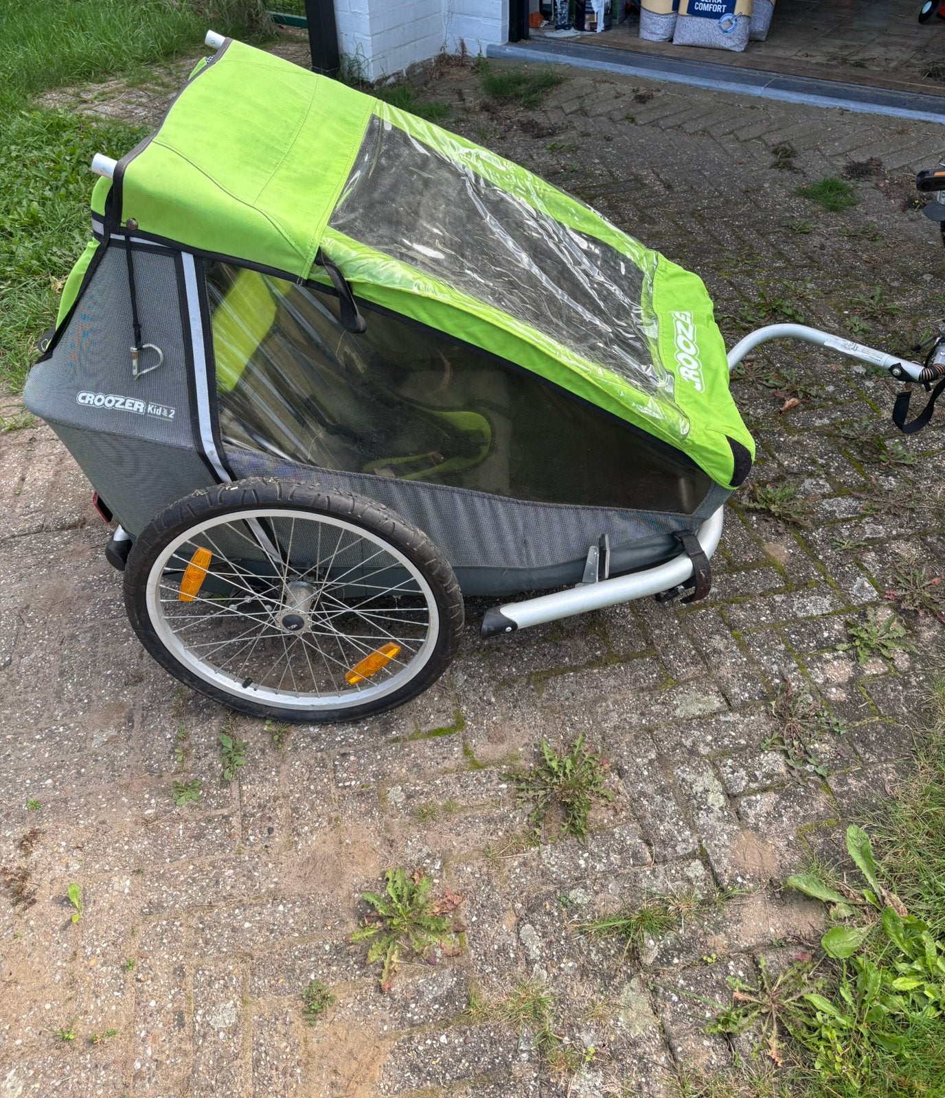 Croozer kid for 2 fietskar, Fietsen en Brommers, Ophalen, Gebruikt