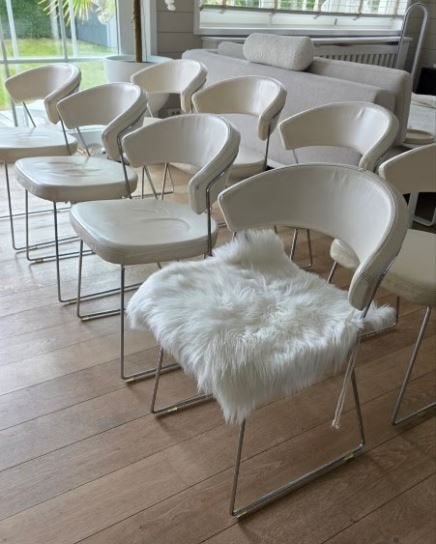 Chaises Calligaris, Maison & Meubles, Enlèvement, Utilisé, Cuir