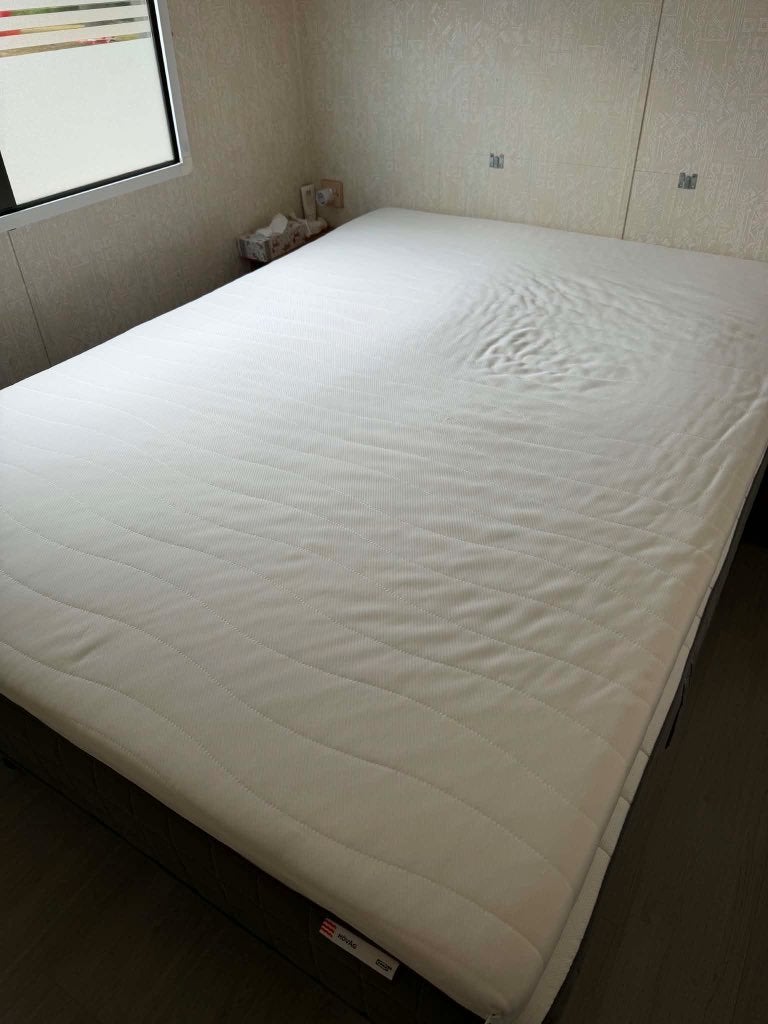 Matras en topper, Maison & Meubles, Chambre à coucher | Matelas & Sommiers, Matelas, Enlèvement, 200 cm, Deux personnes