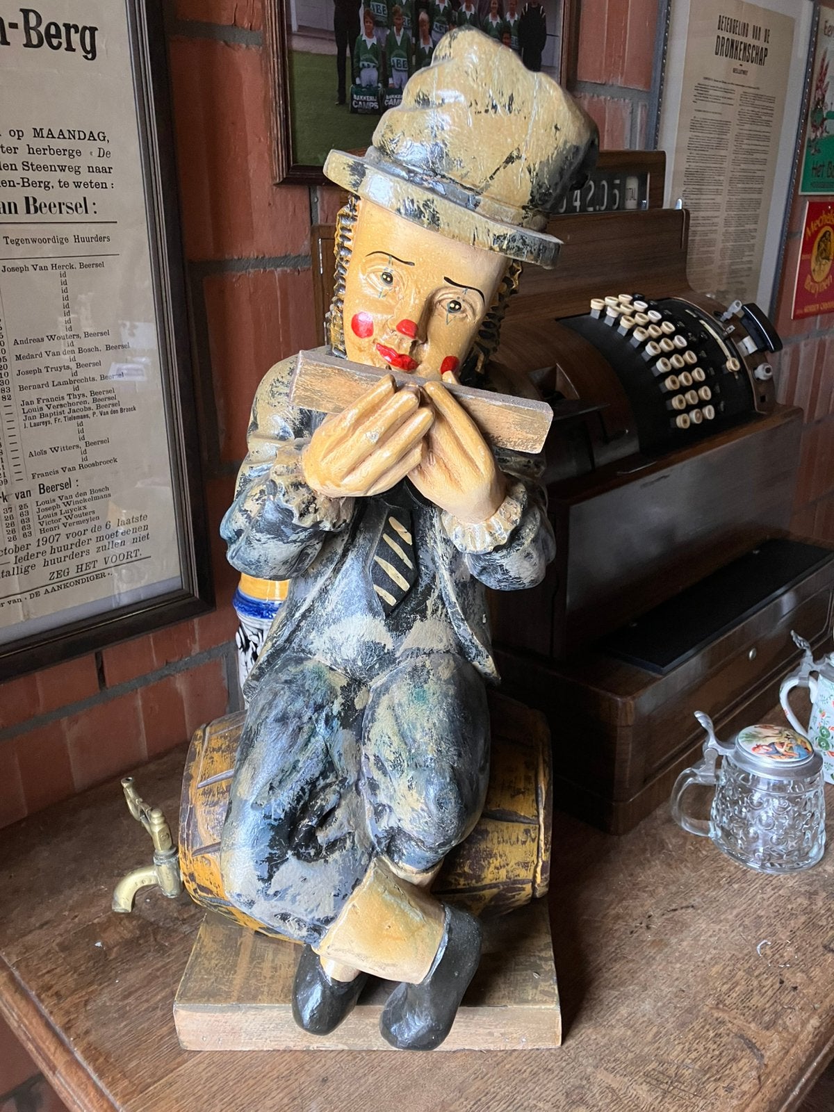 Beeld clown., Ophalen, Zo goed als nieuw