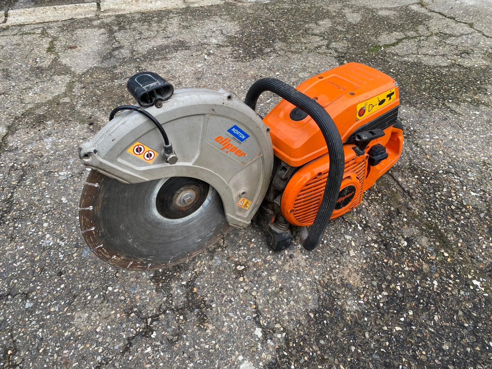 Doorslijper / Betonzaag Norton Clipper CP514-350EU, Ophalen, Gebruikt, 70 mm of meer, Overige typen