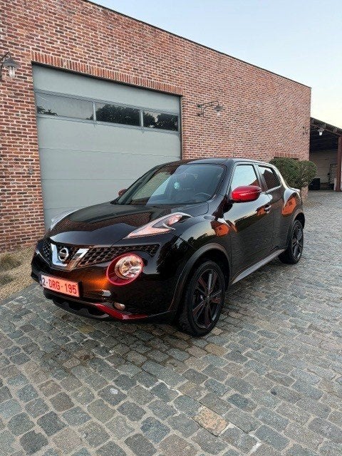 Nissan Juke 1.2 DIG-T 2WD Tekna, Auto's, Voorwielaandrijving, Zwart, 5 deurs, Particulier