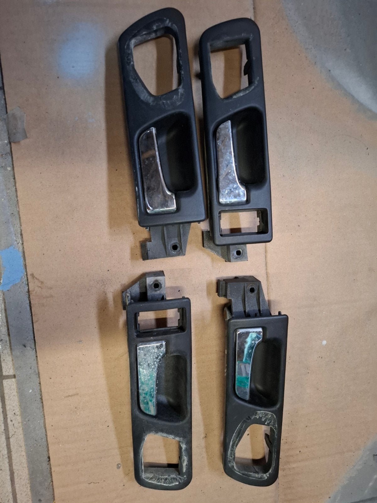 poignées de porte chromées pour BMW E32, Enlèvement ou Envoi, BMW