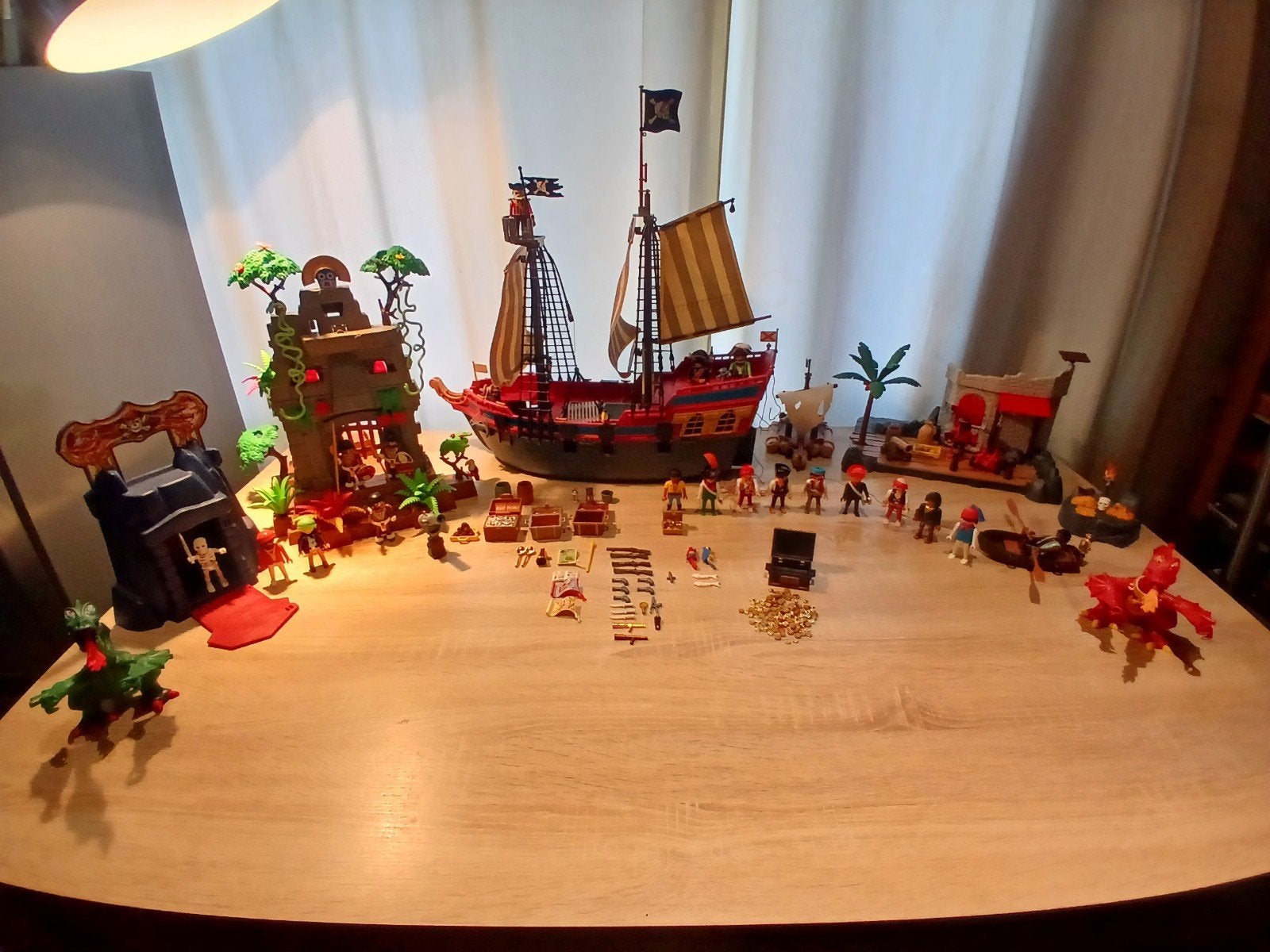 Playmobil piraten met gratis reiskoffer, Ophalen