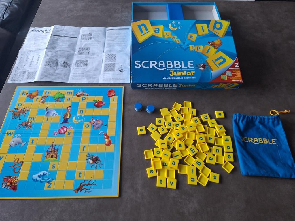 Scrabble junior, Ophalen of Verzenden, Mattel games