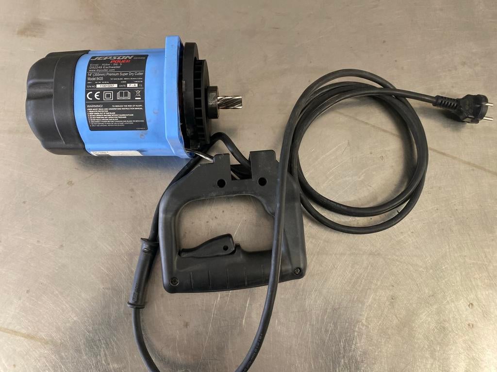 Motor Jepson Dry Cutter 9435, Doe-het-zelf en Bouw, Gereedschap | Zaagmachines, Ophalen of Verzenden, Gebruikt, Afkortzaag