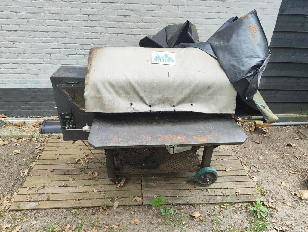 2x Jim Bowie pellet grill Green mountain Grills, Tuin en Terras, Houtskoolbarbecues, Ophalen