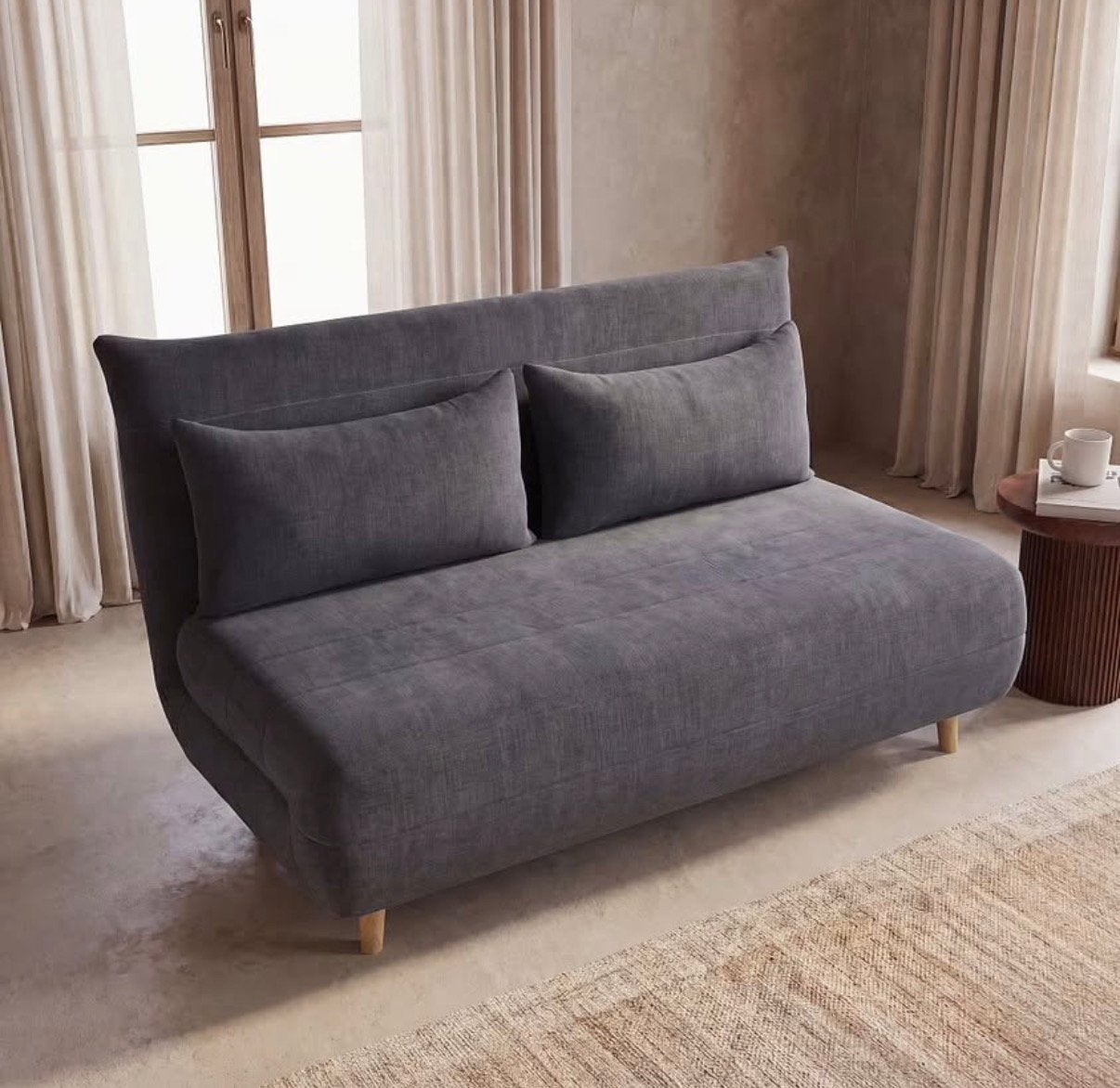 Maison du monde sofabed, Enlèvement, Comme neuf, 140 cm