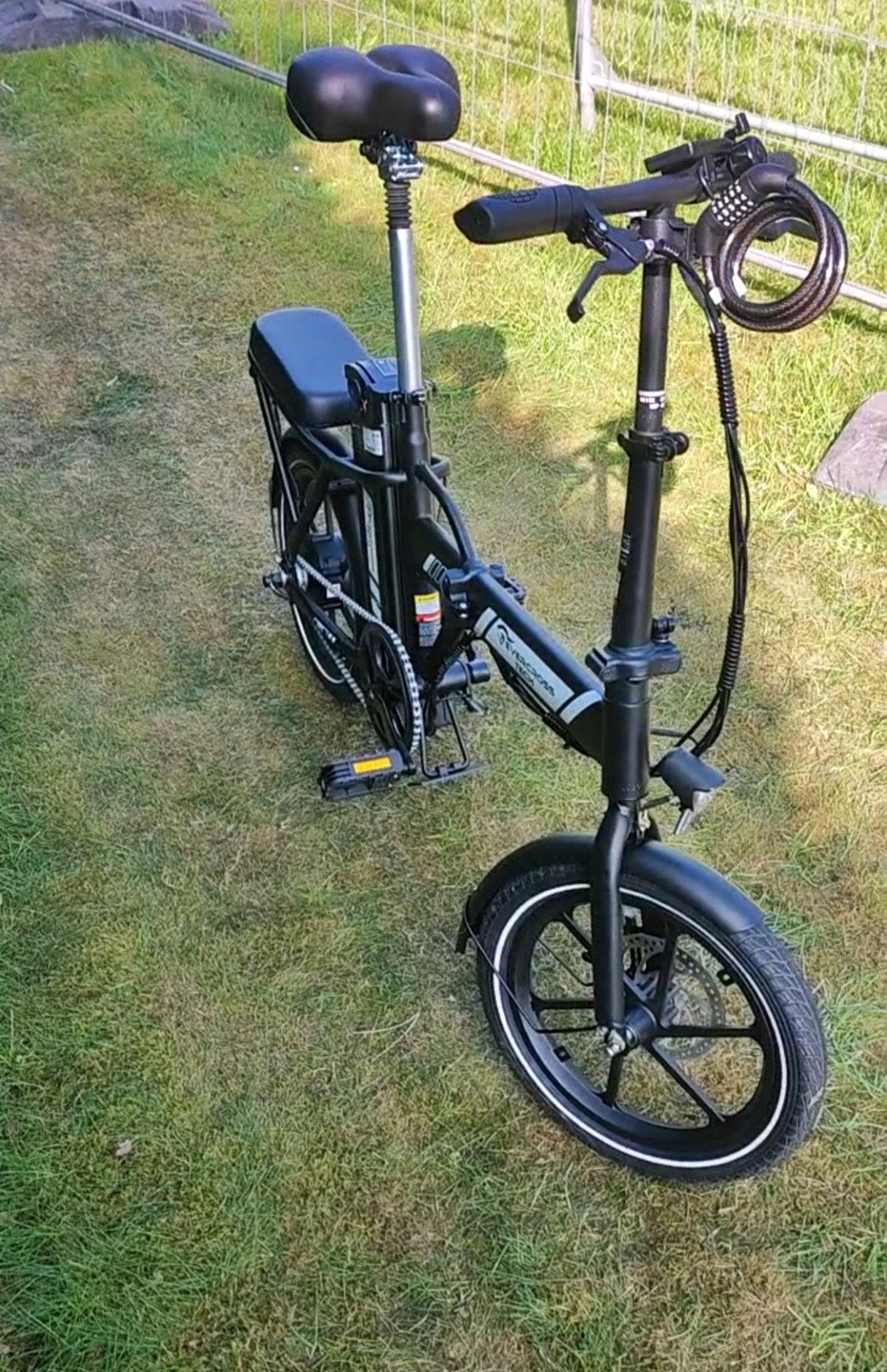 Nieuwe electrische fiets..., Ophalen