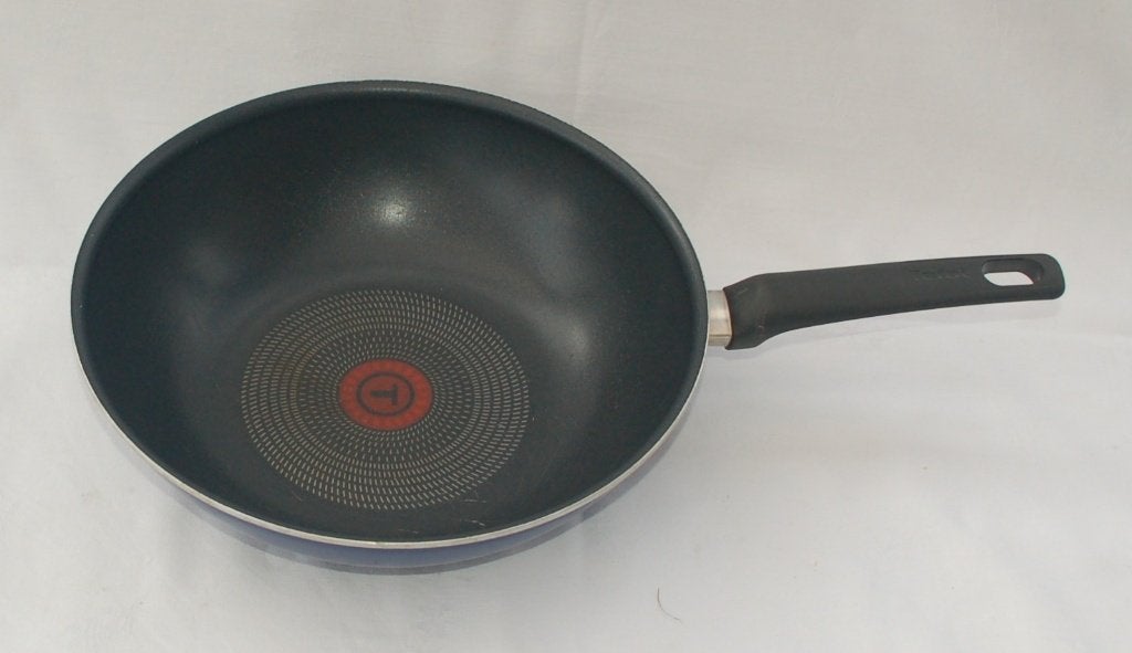 Tefal Wok, Tefal, Aluminium, Ophalen of Verzenden, Zo goed als nieuw
