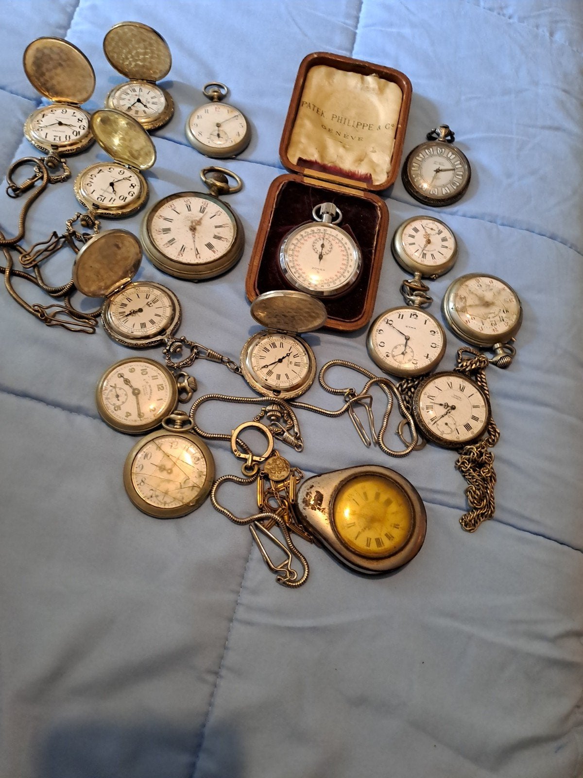 lot zakhorloges en uurwerk moet nakijken, Enlèvement