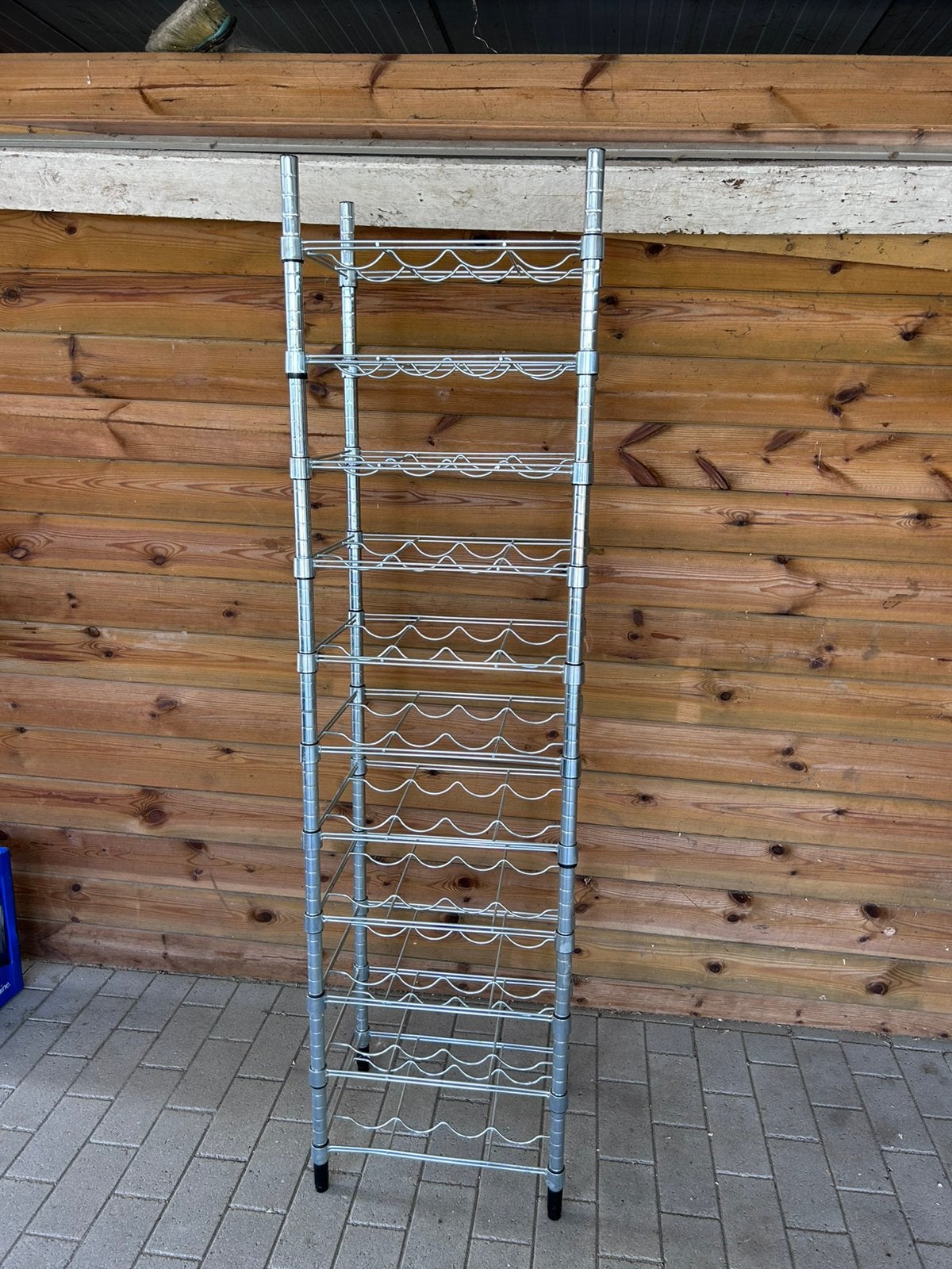 IKEA wijnrek – plaats voor 44 flessen – verstelbaar, Huis en Inrichting, Ophalen, Zo goed als nieuw, Metaal, 25 flessen of meer