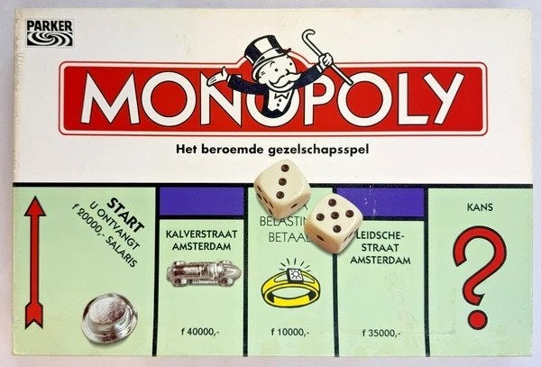 Parker Monopoly het beroemde gezelschapsspel bordspel spel, Hobby en Vrije tijd, Gezelschapsspellen | Bordspellen, Verzenden, Zo goed als nieuw