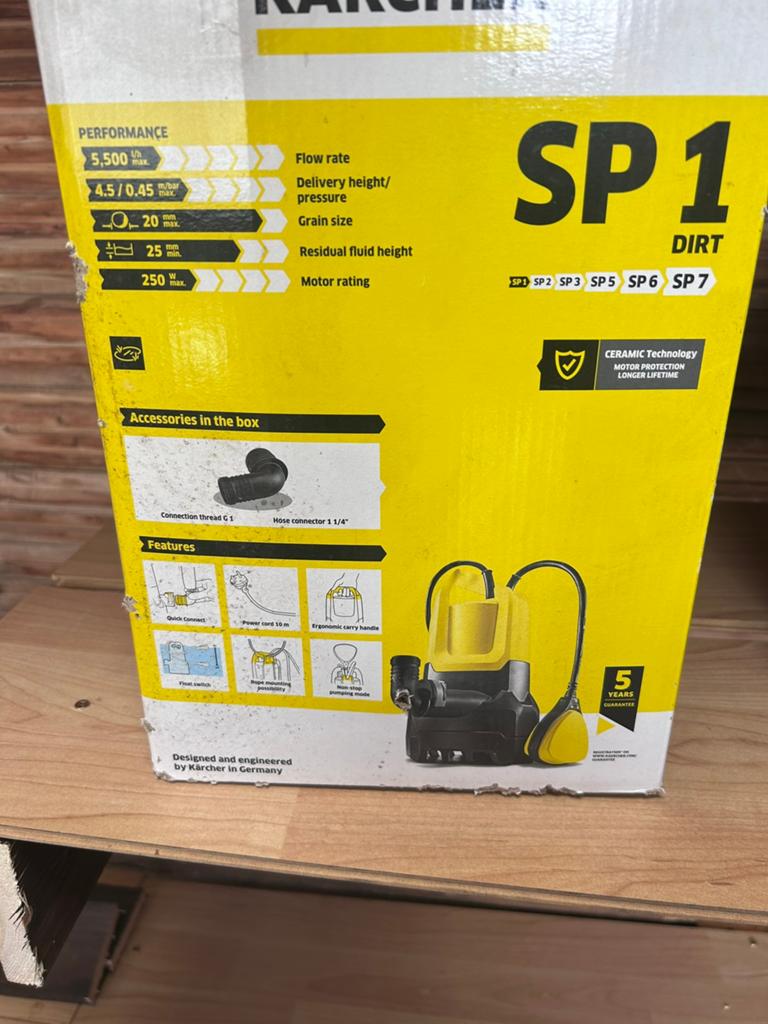 Kärcher SP 1 Dirt dompelpomp. Gereserveerd, Ophalen, Zo goed als nieuw, Dompelpomp