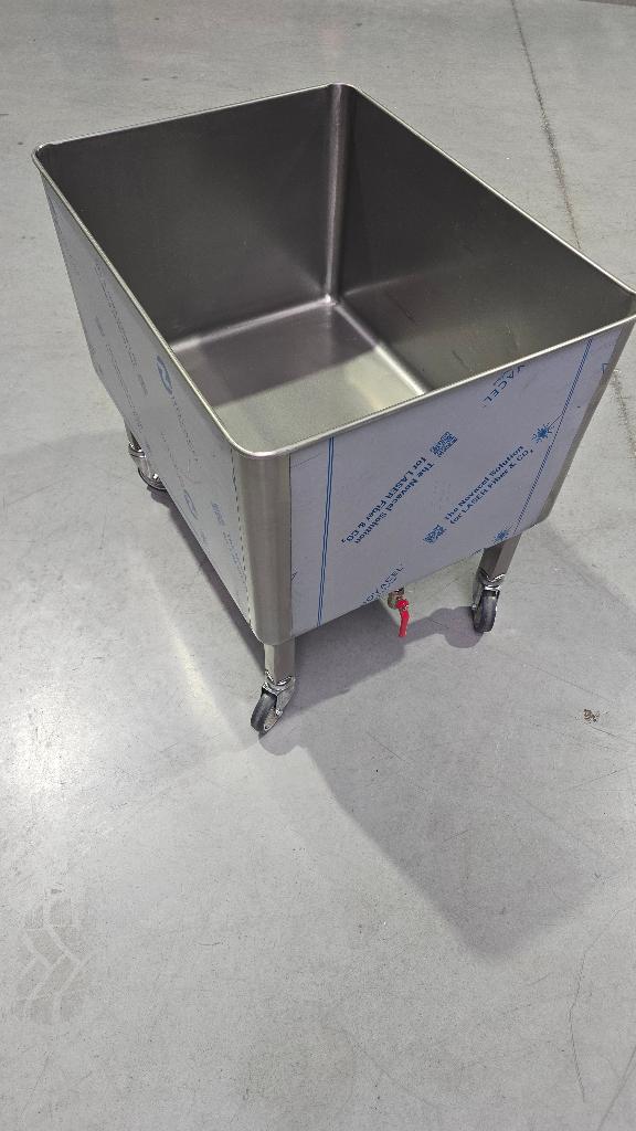 inox kuip 200L op wielen, Zakelijke goederen, Ophalen of Verzenden, Overige typen