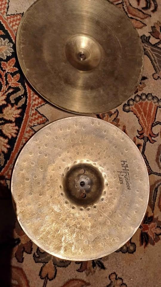 HiHats Sabian HHX fuzion 13' CYMBALs, Enlèvement, Utilisé, Autres marques