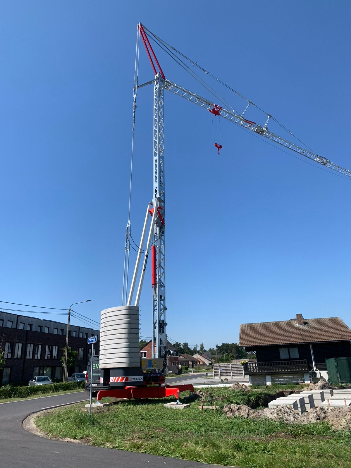 Bouwkraan 40m te huur, Ophalen, Hijswerktuig