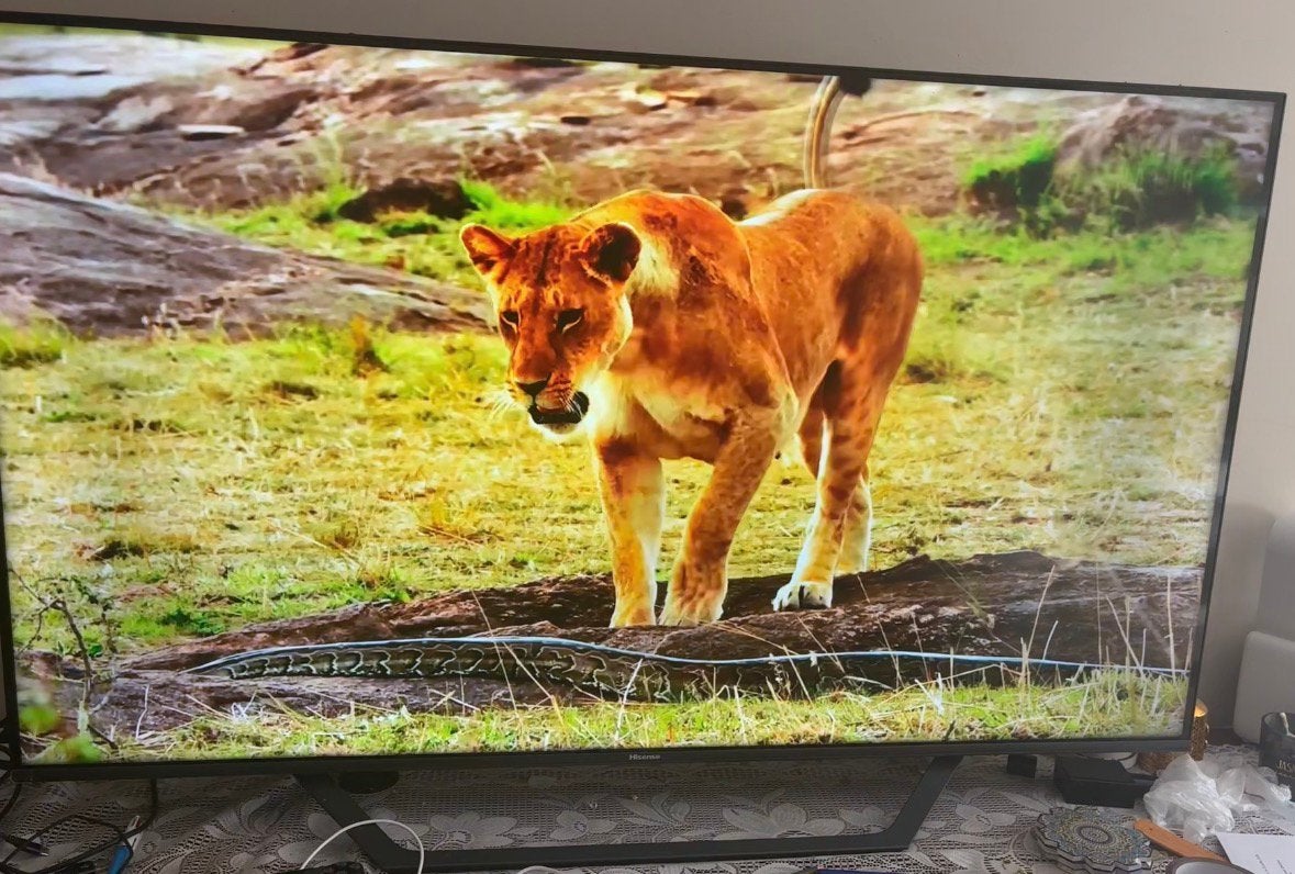 TV Hisense 55" QLED 4K (140cm) - 55A72KQ - Excellent état, Audio, Tv en Foto, Televisies, Ophalen, 4k (UHD), QLED, Smart TV