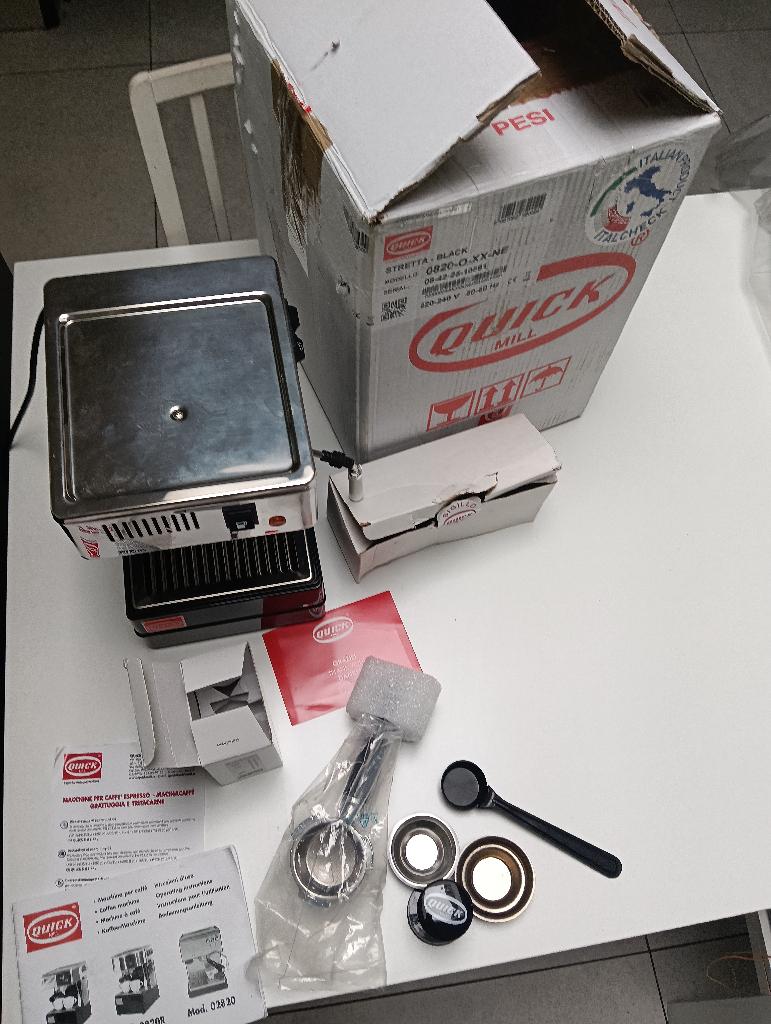 Quick Mill 0820 – Machine expresso barista + accessoires, Electroménager, Cafetières, Reconditionné, Machine à espresso, 2 à 4 tasses