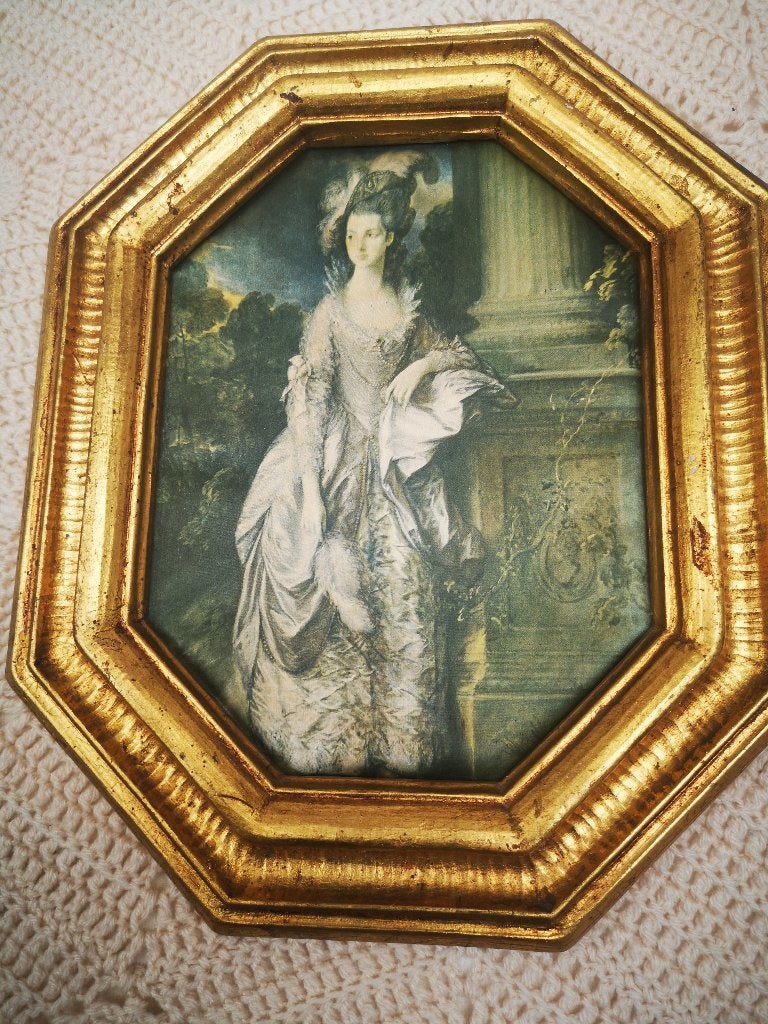 Kader met tekening op zijde, Antiek en Kunst, Ophalen of Verzenden
