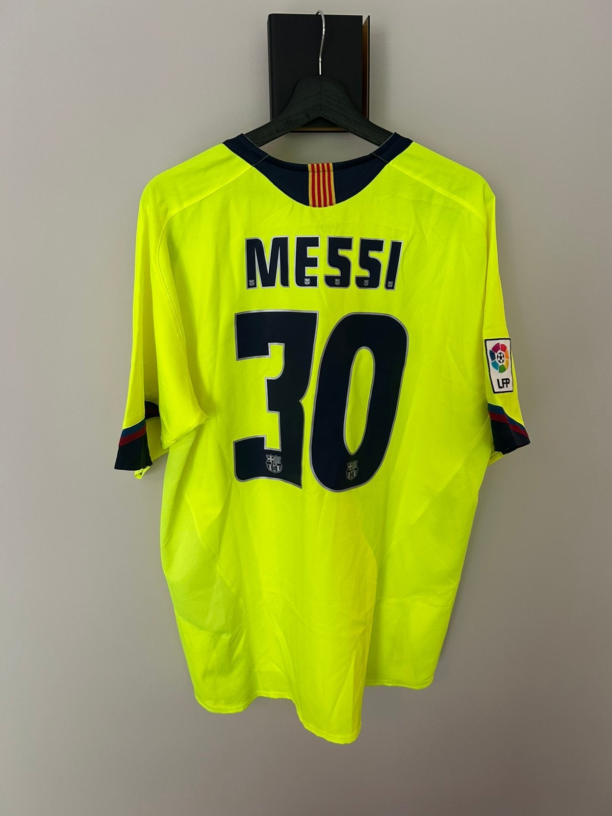 Maillot FC Barcelone 2005/06 – Messi #30, Taille XL, Enlèvement ou Envoi, Comme neuf, Maillot