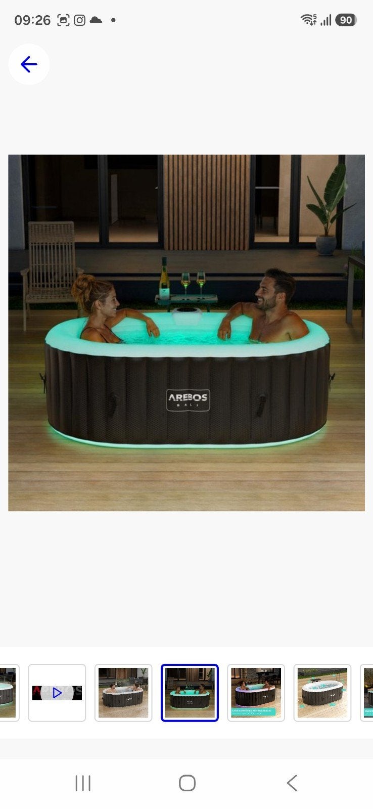 areboss bubbelbad/ hottub, Ophalen of Verzenden