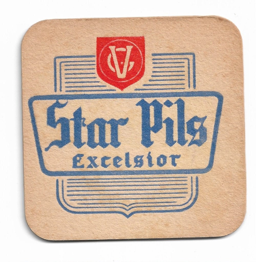 sous-bock  Star pils Excelsior, Collections, Enlèvement ou Envoi, Comme neuf, Sous-bock