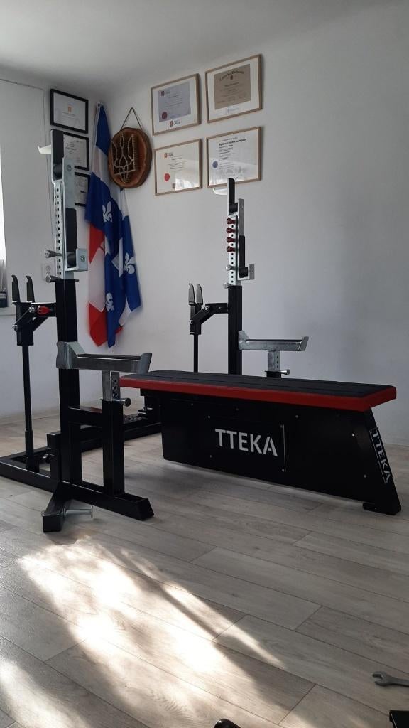 2025 competition bench press + squats (combo rack), Envoi, Neuf, Bras, Banc d'exercice