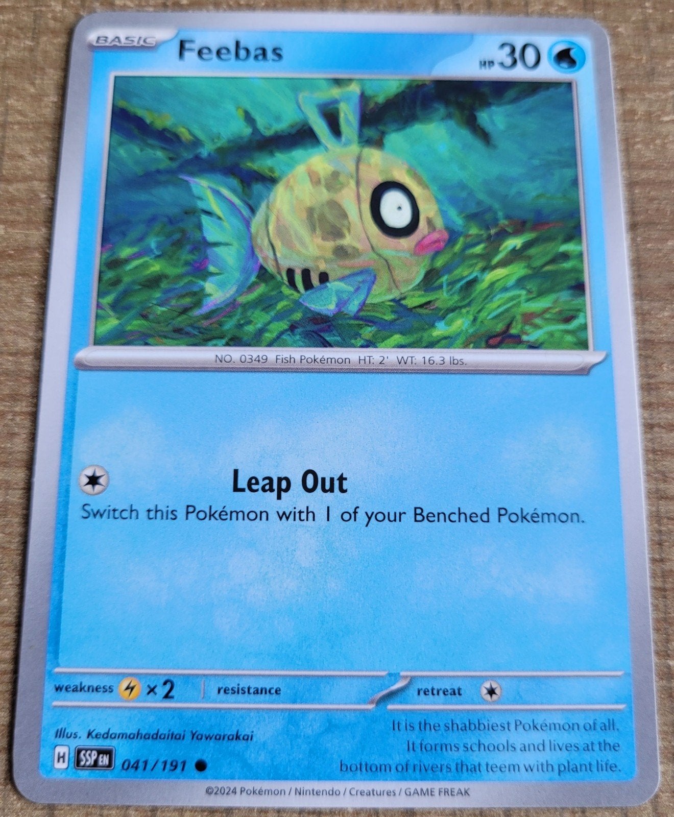 Feebas (041/191), Ophalen of Verzenden, Zo goed als nieuw, Losse kaart