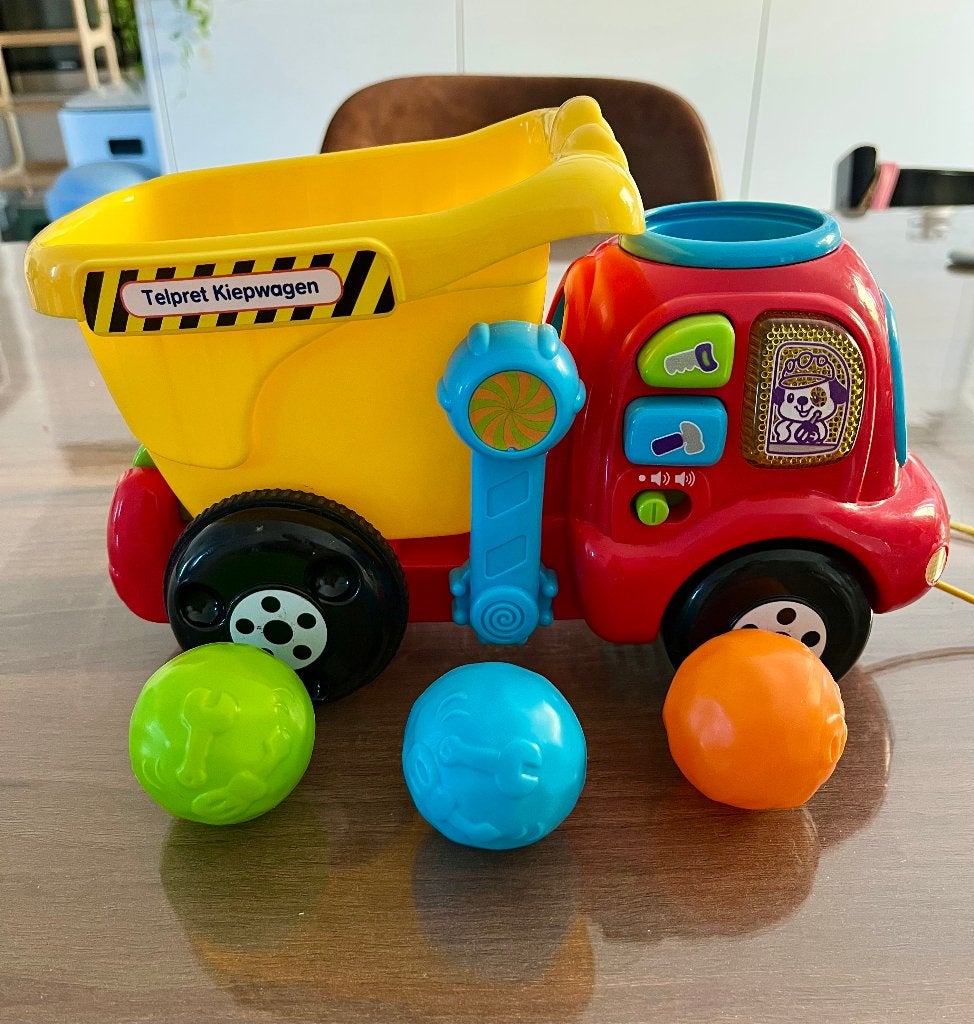 Camion à benne basculante Vtech avec balles, Enlèvement, Utilisé, 6 mois à 2 ans